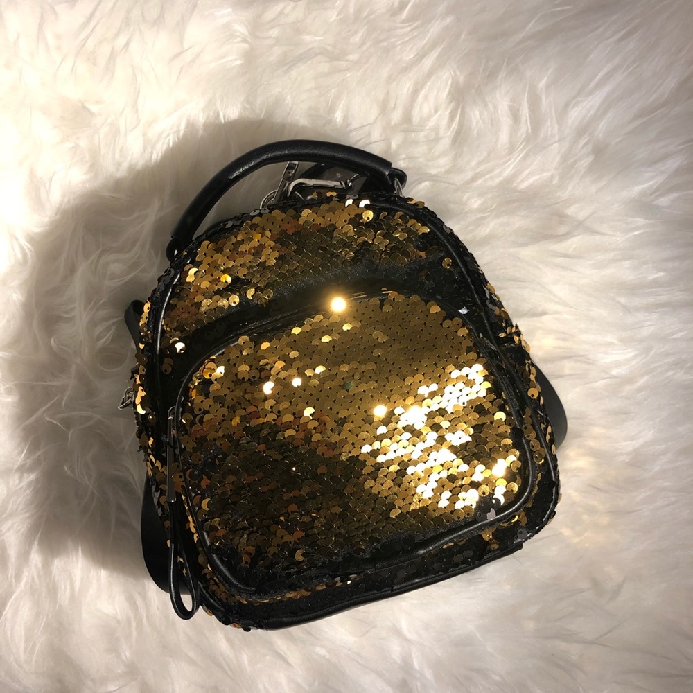 Zara Convertible Sequins Mini Backpack - image 6
